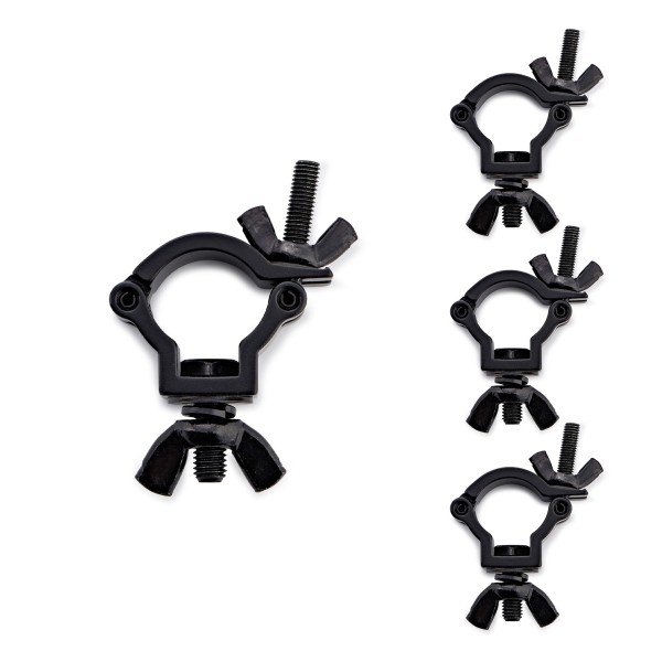 Half Coupler Clamp 32-35mm, Pack of 4, by Gear4music