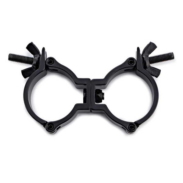 Double Half Coupler Clamp 48-51mm, Pack of 4, by Gear4music