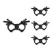 Double Half Coupler Stage Clamps 32-35mm, Pack of 4, by Gear4music