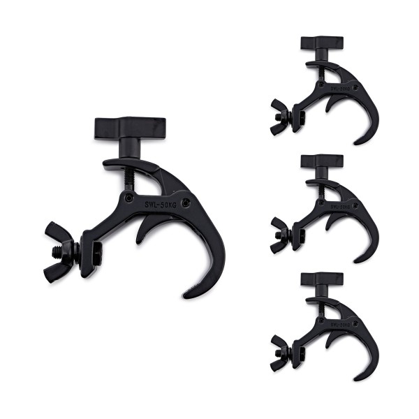 Easy Self Locking Clamp 48-51mm, Pack of 4, by Gear4music