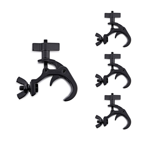 Easy Self Locking Clamp 32-35mm, Pack of 4, by Gear4music