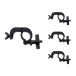 Self Locking Clamp 48-51mm, Pack of 4, by Gear4music