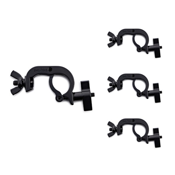 Self Locking Clamp 32-35mm, Pack of 4, by Gear4music