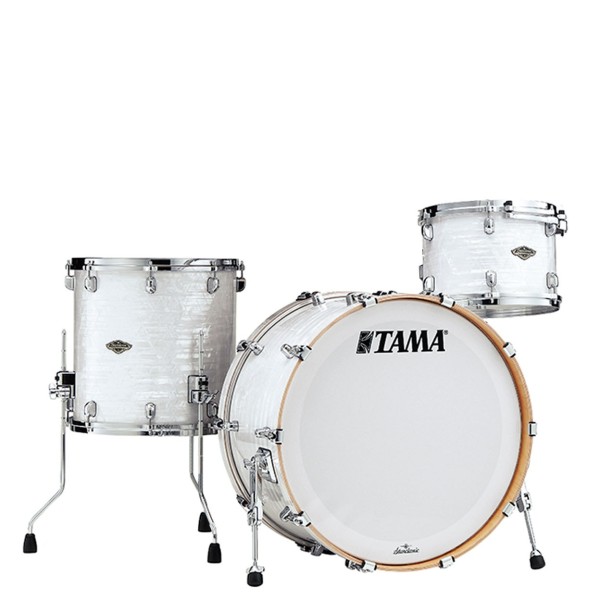 Tama Starclassic LTD Edition Walnut/Birch 24" 3pc Shell Pack, White Pearl