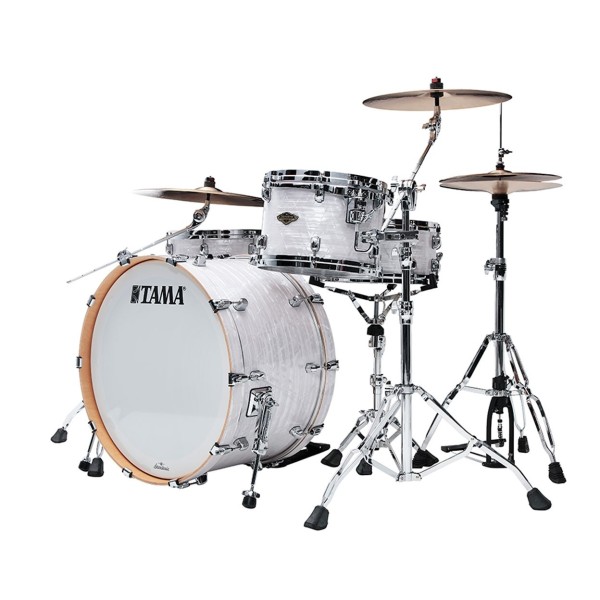 Tama Starclassic LTD Edition Walnut/Birch 24" 3pc Shell Pack, White Pearl