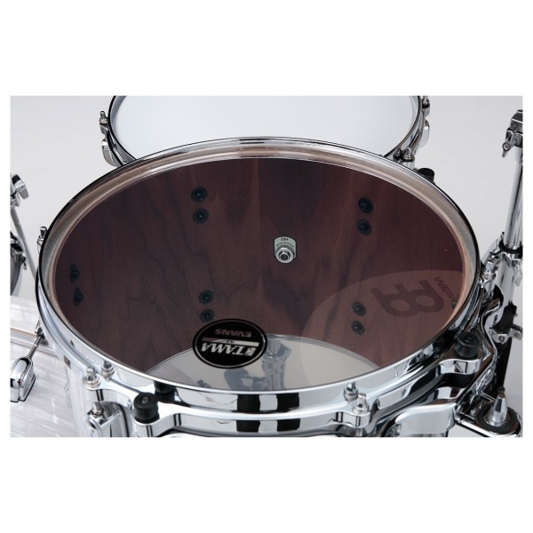 Tama Starclassic LTD Edition Walnut/Birch 24" 3pc Shell Pack, White Pearl