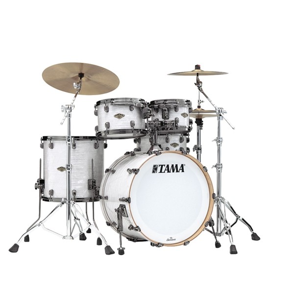 Tama Starclassic LTD Edition Walnut/Birch 22" 4pc Shell Pack, White Pearl