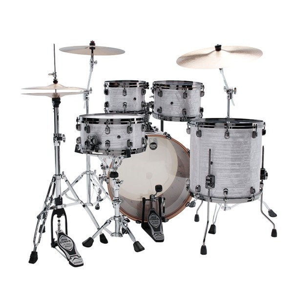 Tama Starclassic LTD Edition Walnut/Birch 22" 4pc Shell Pack, White Pearl