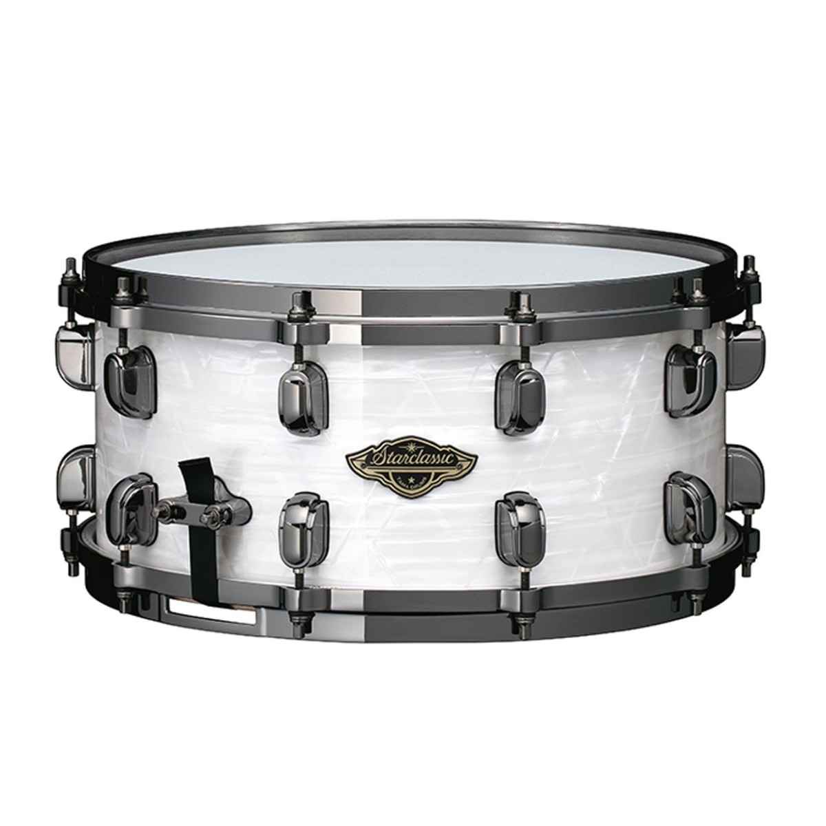 Tama Starclassic LTD Edition Walnut/Birch 14" x 6.5" Snare Drum White Pearl & Black Nickel Hardware