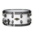 Tama Starclassic LTD Edition Walnut/Birch 14" x 6.5" Snare Drum, White Pearl & Black Nickel Hardware