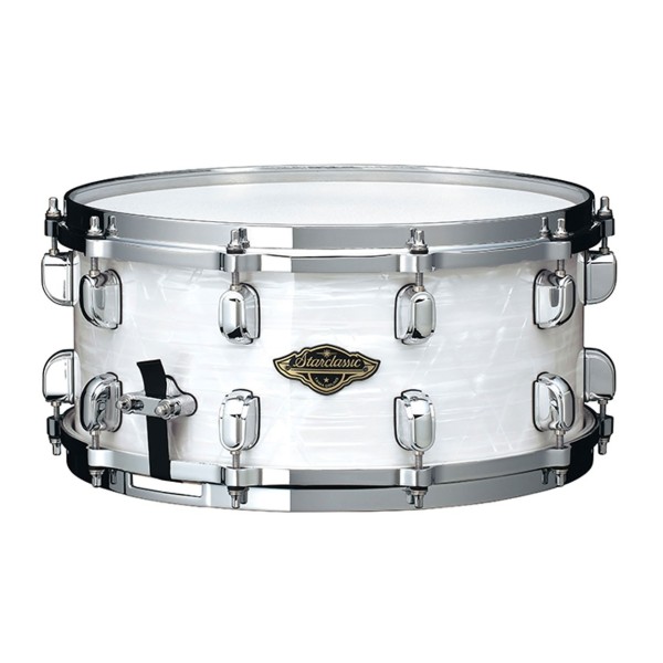 Tama Starclassic LTD Edition Walnut/Birch 14" x 6.5" Snare Drum, White Pearl