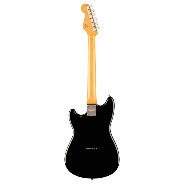 Squier Classic Vibe Duo-Sonic HS LRL, Matching Headstock, Black at
