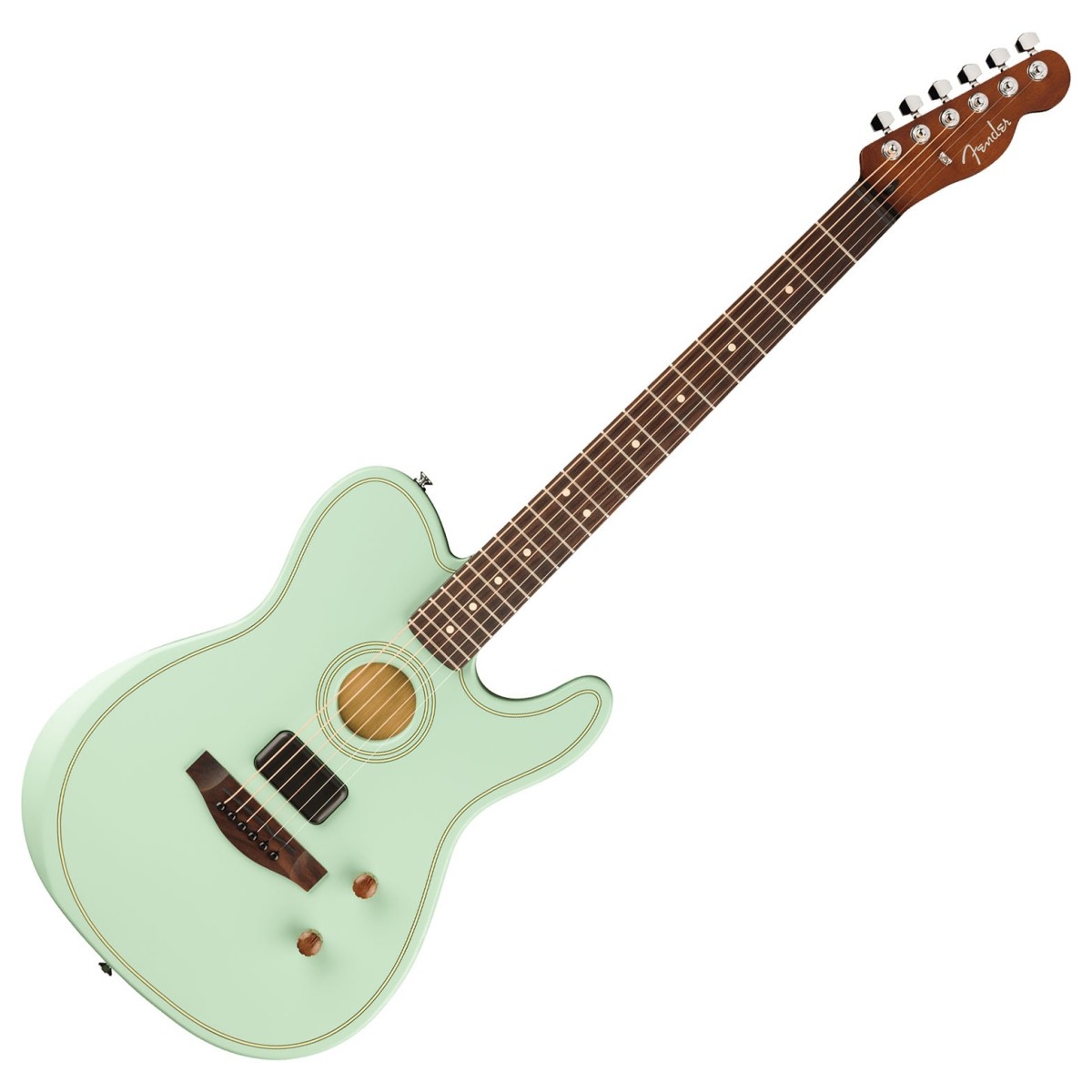 Click to view product details and reviews for Fender Limited Edition Acoustasonic Standard Telecaster Surf Green.