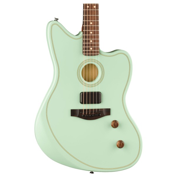 Fender Limited Edition Acoustasonic Standard Jazzmaster, Surf Green - body