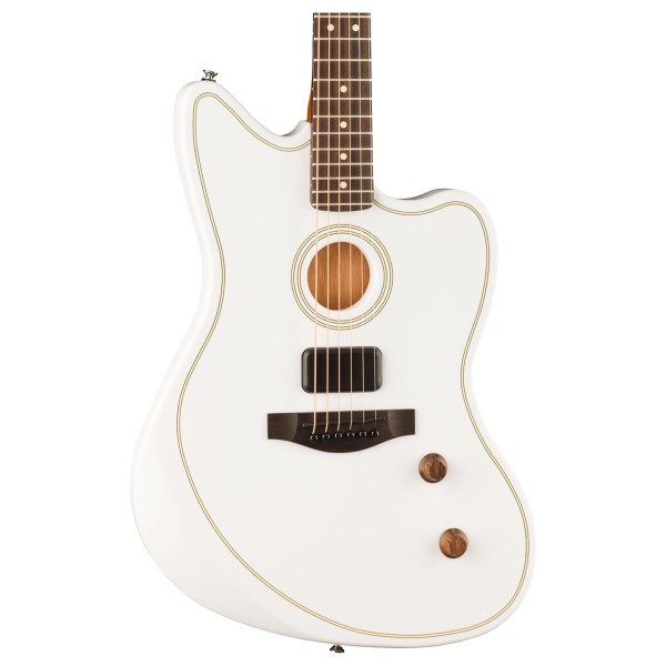Fender Limited Edition Acoustasonic Standard Jazzmaster, Arctic Gold - body