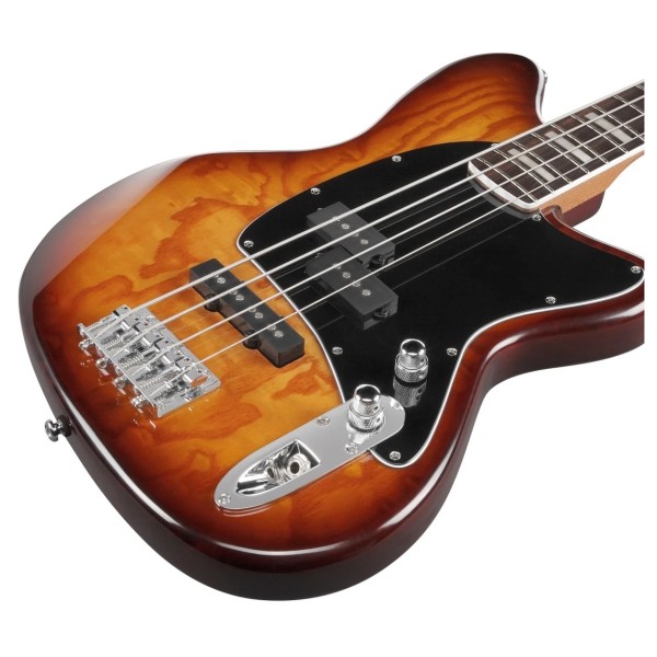 Ibanez TMB400TA Bass Guitar, Iced Americano Brown - Detail