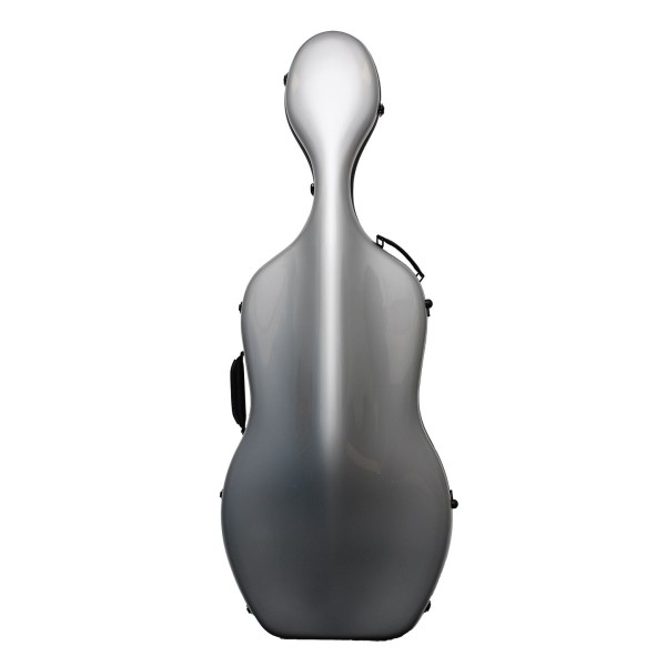 Young Carbon Composite Cello Case Silver Grey