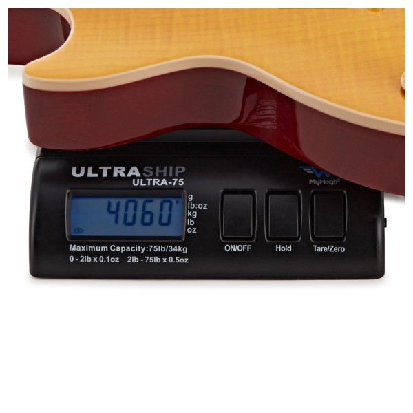 Gibson Slash Les Paul Standard Left Handed, Appetite Burst #204460071 - weight shot