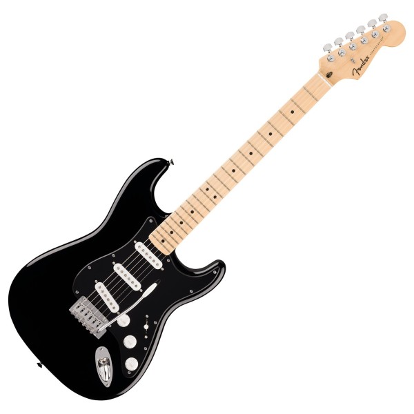 Fender Standard Stratocaster MN, Black Pickguard, Black