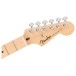 Fender Standard Stratocaster MN, Black Pickguard, Black - headstock