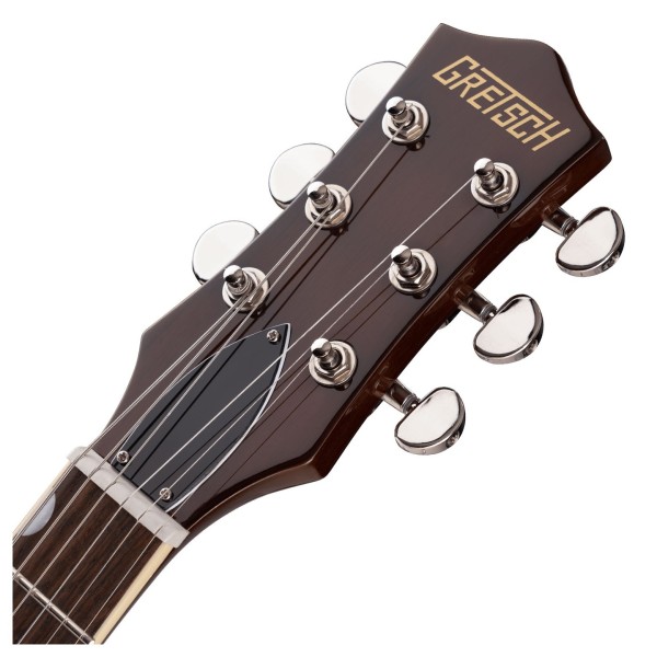 Gretsch G2215-P90 Streamliner Junior Jet Club, Mint Metallic - Headstock