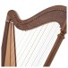 Deluxe 38 String Pillar Harp by Gear4music, Walnut
