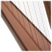 Deluxe 38 String Pillar Harp by Gear4music, Walnut