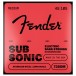 Fender SubSonic 7350M Bass Strings, Stainless Steel, Long Scale, Gauges .045-.105, (4)