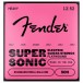 Fender SuperSonic 50H Guitar Strings, Flatwound Stainless Steel, Ball End, Gauges .012-.052