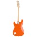 Squier Limited Edition Mini Stratocaster, Competition Orange - back