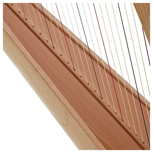 27 String Roundback Harp by Gear4music, Natural