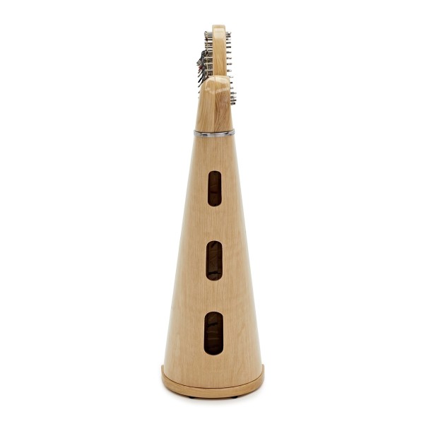 27 String Roundback Harp by Gear4music, Natural