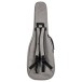 Flight Mini Bass Gig Bag, Grey - back