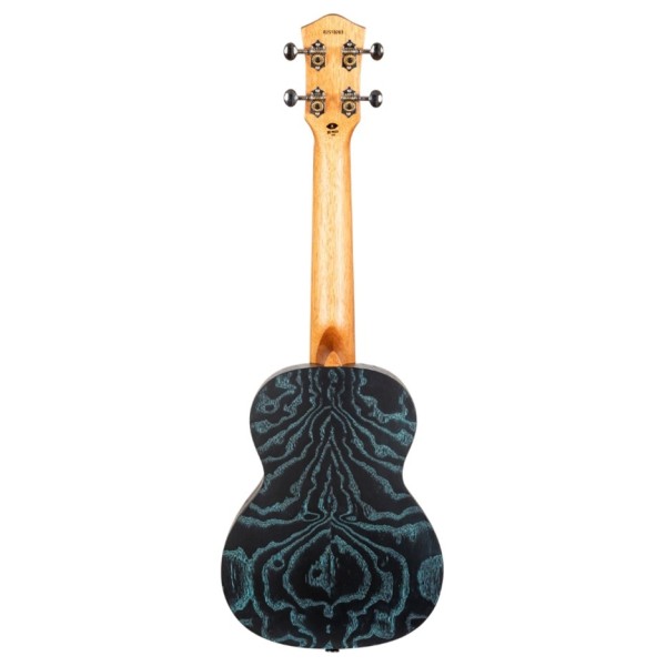 Flight DUC400 Concert Ukulele, Ash Blue - back