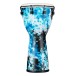 Meinl Percussion 10 Alpine Series Djembe, Synthetic Head, Galactic Blue Tie Dye