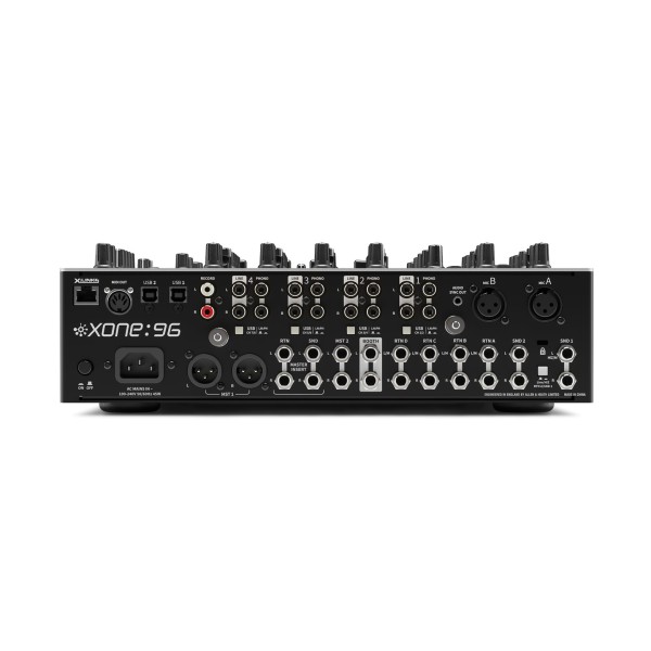 Allen & Heath XONE:96 DJ Mixer - Rear