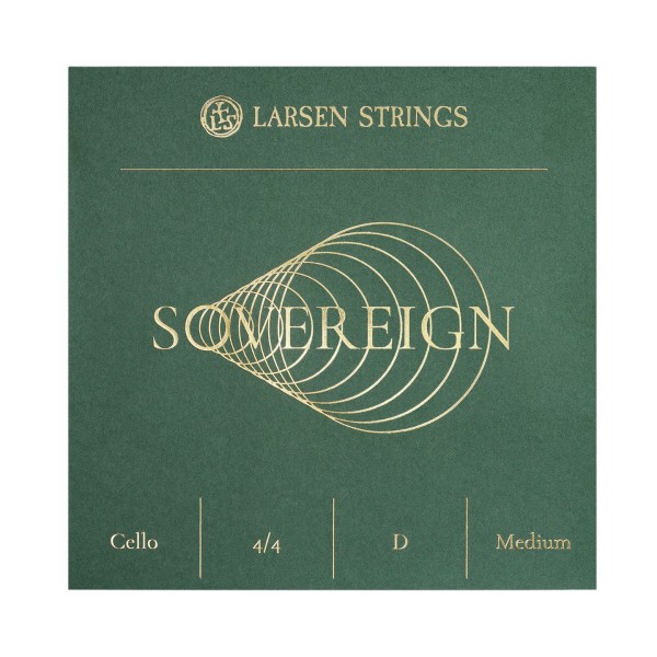 Larsen Sovereign Cello D String, 4/4 Size