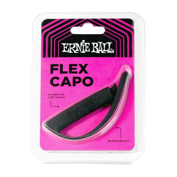 Ernie Ball P09645 Flex Capo, Black