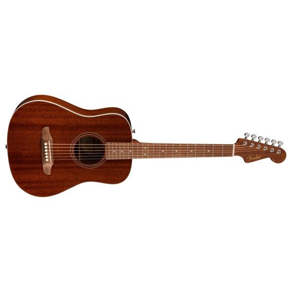Fender California Standard Redondo Mini with Bag, Sapele Top, Natural Sapele - body and neck 