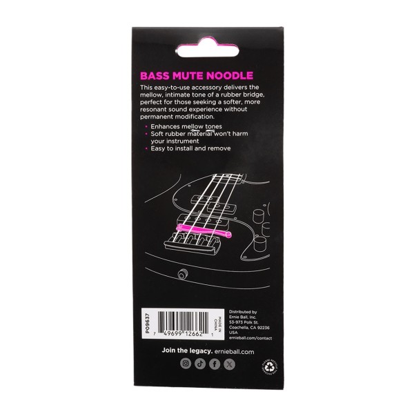 Ernie Ball Mute Noodle For Bass