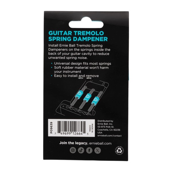 Ernie Ball Guitar Tremolo String Dampener