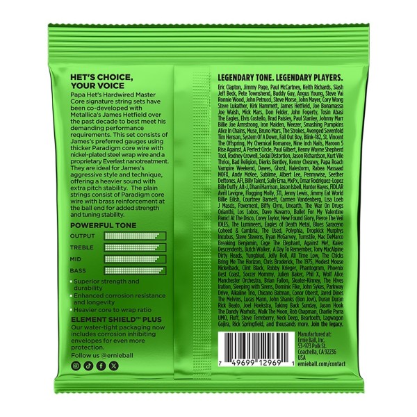 Ernie Ball 2201 Papa Het Hardwire Master Core 11-50