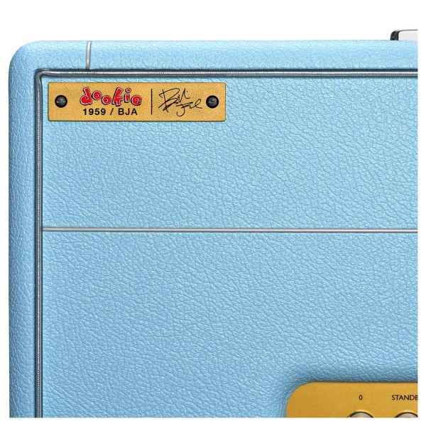 Marshall 1959BJA Billy Joe Armstrong Signature Head, Baby Blue - Dookie branding