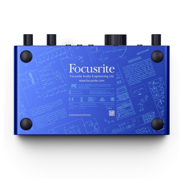 Focusrite Scarlett 2i2 Anniversary Edition - Rear