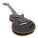 Gibson Custom 1954 Les Paul Custom Staple Pickup Reissue VOS, Ebony #46025 - angled shot