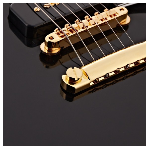 Gibson Custom 1954 Les Paul Custom Staple Pickup Reissue VOS, Ebony #46025 - bridge