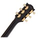 Gibson Custom 1954 Les Paul Custom Staple Pickup Reissue VOS, Ebony #46025 - back of headstock