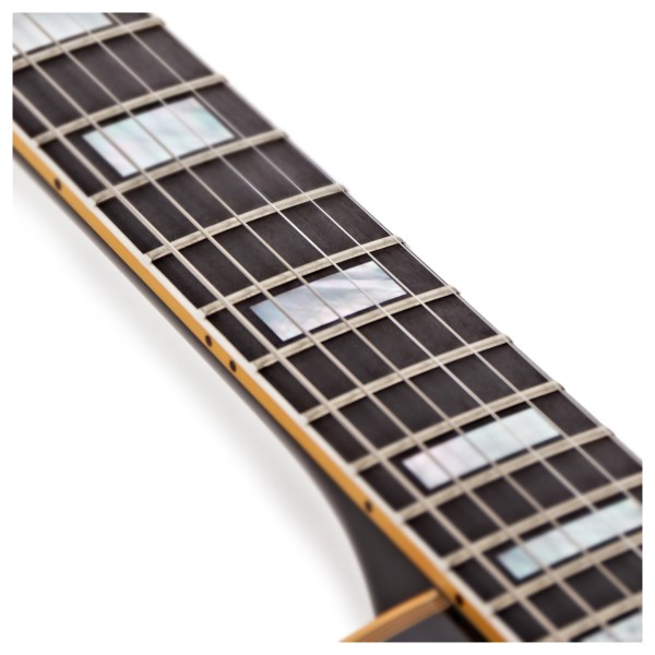 Gibson Custom 1954 Les Paul Custom Staple Pickup Reissue VOS, Ebony #46025 - fretboard