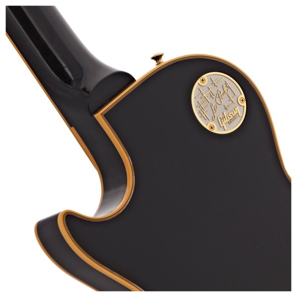 Gibson Custom 1954 Les Paul Custom Staple Pickup Reissue VOS, Ebony #46025 - neck joint