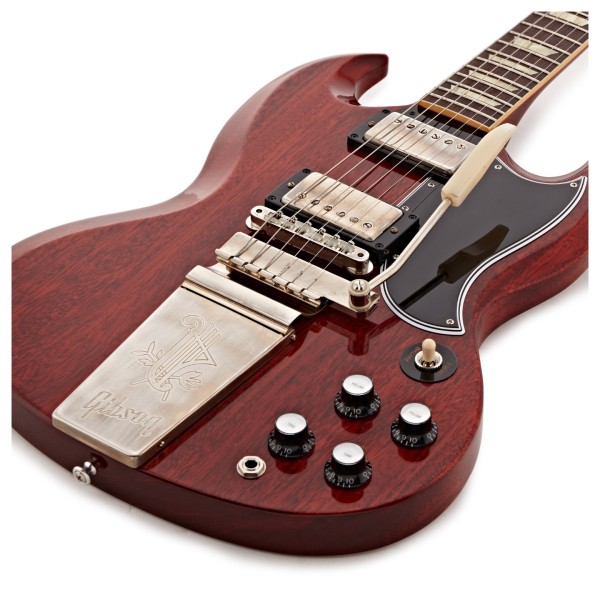 Gibson Custom 1964 SG Standard Reissue w/ Maestro Vibrola VOS, Cherry Red #505164 - body